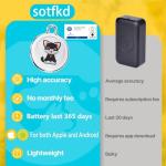 Cat Tracke Collar-Cat GPS Tracker-GPS Tracker for Cats-Pet Tracker for Cats| Android and iOS Universal | No Monthly Fee | Waterproof | Works with Any Collar