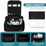 POCDUORG Pet Travel/Grooming Supplies Organizer Carry Bag - Compatible with Oneisall/Neabot Dog Grooming Vacuum, Large Capacity - Bag Only (Black)