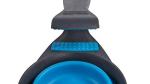 Dexas Pets Collapsible KlipScoop Collapsible Dry Dog Food Scoop and Dog Food Bag Clip, 1 Cup Capacity, Pro Blue