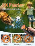 Dog Bark Deterrent Device– Ultrasonic Anti Barking Device for Dogs, 3X Emitters, Rechargeable Trainer for Dogs 6M–8Y, Indoor/Outdoor (Black)