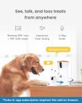 Furbo 360° Dog Camera + Mini (2-Camera Bundle Nanny Pro Subscription): Dog Safety & Home Security Alerts, Pet Camera with Speaker, Phone App & Night Vision (New Subscription Needed at Setup)