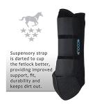 Professional's Choice 2XCOOL Sports Medicine Horse Boots | Protective & Breathable Design for Ultimate Comfort, Durability & Cooling in Active Horses | 2 Pack (BLACK, MEDIUM)