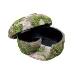 Zilla Pet Terrarium Rock Lair, Reptile Hide for Lizards, Geckos and More, Small