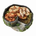 Zilla Pet Terrarium Rock Lair, Reptile Hide for Lizards, Geckos and More, Small