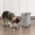 Dog Food Storage Bin with Wheels and Scoop