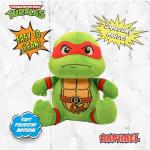 design LAB, Inc. Teenage Mutant Ninja Turtle Official Merchandise | TMNT Toys Squeaky Plush Dog Toy | Raphael | Stuffed Animal Turtle Squeaks for Interactive Play