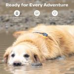 Aorkuler Outdoor GPS Dog Tracker for No-Signal Areas - Outdoor Pet Locator Finder Tracker, Real-Time Tracking for Hiking/Walking/Camping, Works in Remote Wilderness/Farms/Large Parks (Tracker 2)