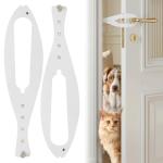 Cat Door Latch Set to Keep Dogs Out