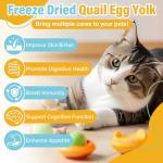 Freeze-Dried Quail Egg Yolk Treats for Pets
