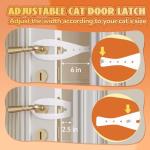 Cat Door Latch Set to Keep Dogs Out