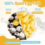Freeze-Dried Quail Egg Yolk Treats for Pets