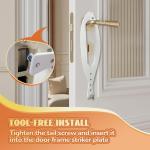 Cat Door Latch Set to Keep Dogs Out