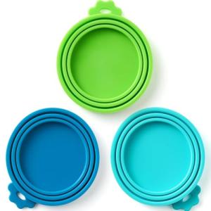3 Pack Universal Pet Food Can Covers