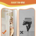 Cat Door Latch Set to Keep Dogs Out