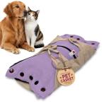 Sweet Goodbye Cocoon® - Eco-Friendly Pet Burial & Cremation Ceremony Kit (Premium Wool) - Casket for Dogs and Cats (Choose Size & Color) (Small, Lavender)