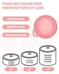 5-Pack Silicone Cat Food Can Covers Set