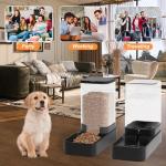 Wefeedy Automatic Cat Feeder and Water Dispenser Set