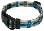 Country Brook Petz - Deluxe Puppy Picnic Dog Collar and Leash - Plaid and Argyle Collection Featuring Charming Designs (1 Inch, Medium)