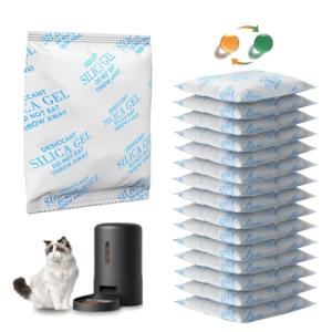 16 Pack Pet Food Desiccant Bags for Feeders