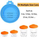 2 Pack Dog & Cat Food Can Covers
