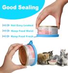 Silicone Cat Food Can Covers - 2 Pack