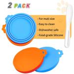 2 Pack Dog & Cat Food Can Covers