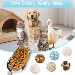 Aloxina Stainless Steel Pet Food Scoop 1 Cup