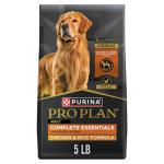 Purina Pro Plan Complete Essentials Shredded Blend Chicken and Rice Dog Food Dry Formula with Probiotics for Dogs - 5 lb.