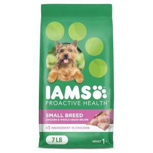 IAMS Proactive Health Small Breed Dog Food Dry with Real Chicken, 7 lb. Bag
