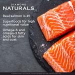DIAMOND NATURALS Skin & Coat Real Meat Recipe Dry Dog Food with Wild Caught Salmon 30 Pound (Pack of 1)