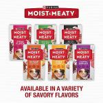 Purina Moist and Meaty Burger With Cheddar Cheese Flavor Dry Soft Dog Food Pouches - 36 ct. Pouch