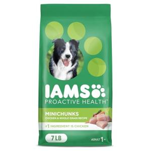 IAMS Proactive Health Minichunks Adult Dry Dog Food with Real Chicken, 7 lb. Bag