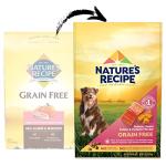 Nature's Recipe Grain Free Dry Dog Food, Salmon, Sweet Potato & Pumpkin Recipe, 12 lb. Bag