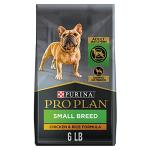 Purina Pro Plan Small Breed Dry Dog Food Chicken and Rice Formula With Guaranteed Live Probiotics - 6 lb. Bag