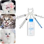 SLWHYZL Kitten Bottle Feeding Kit 1ml 3ml 5ml 10ml 60ml - Kitten Milk Replacement Small Animals Waterer Feeder Newborn Puppy Bottles for Nursing