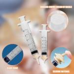 Pet Feeding Syringe -10 Pcs Silicone Feeding Nursing Nipple and 5ML/10ML Feeding Syringe, Pet Nursing Feeding Tools for Kittens Puppies Newborn Animals