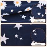 Upgraded Rabbits Hay Feeder Bag for Bunny, Guinea Pigs, Chinchillas - Hanging Washable 2-Hole Hay Dispenser with 600D Oxford Fabric, Small Animal Cage Accessories (Blue Star)
