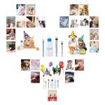 SLWHYZL Kitten Bottle Feeding Kit 1ml 3ml 5ml 10ml 60ml - Kitten Milk Replacement Small Animals Waterer Feeder Newborn Puppy Bottles for Nursing