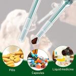 Nuanchu 2 Pieces Pet Pill Plunger Popper for Small Cats Dogs Pill Gun Dispenser Shooter Pet Piller Soft Tip Tablet Syringe Pusher Animal Medicine Feeder for Feeding Accessories (Green)