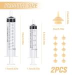 2 Pieces Pet Pill Plunger Pet Feeding with 10PCS Silicone Kitten Nipples & Syringes Feeding & Medicine Dispensing Set for Newborn Kittens, Puppies, Rabbits, Squirrels Perfect for Small Animals Care