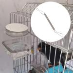 ArrErr 10 Pack Small Animal Water Bottle Holder Spring Replacement Cage Water Bottles Spring Mount with Clips for Pet Playpen Rabbit Cage Water Feeder Water Dispenser Guinea Pig Hamster Bunny Ferret