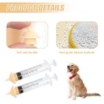 2 Pieces Pet Pill Plunger Pet Feeding with 10PCS Silicone Kitten Nipples & Syringes Feeding & Medicine Dispensing Set for Newborn Kittens, Puppies, Rabbits, Squirrels Perfect for Small Animals Care