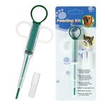 Nuanchu 2 Pieces Pet Pill Plunger Popper for Small Cats Dogs Pill Gun Dispenser Shooter Pet Piller Soft Tip Tablet Syringe Pusher Animal Medicine Feeder for Feeding Accessories (Green)