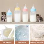 Puppy Kitten Nursing Bottle 3.4oz - Small Animal Feeding Kit with Nipples | Hand Feeding Supplies for Puppies, Kittens, Rabbits, Ferrets & Newborn Pets