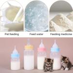 ASEVAT 5 oz 3PackPet Feeding Bottle, Anti-Choking Puppy Feeder Design,with 3pcs Replaceable and Reusable Silicone Nipples for Feeding Puppies, Kittens, Small Animals