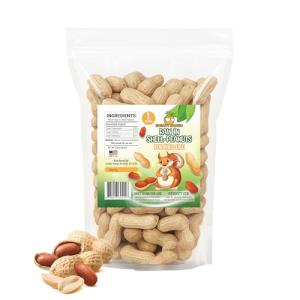 Premium Quality Raw Peanuts in Shell - 1 Pounds – All-Natural Food for Squirrels, Deer, Birds, and Other Wildlife Animals – Grown in The USA for Healthy Nutrition