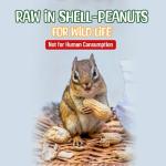 Premium Quality Raw Peanuts in Shell - 1 Pounds – All-Natural Food for Squirrels, Deer, Birds, and Other Wildlife Animals – Grown in The USA for Healthy Nutrition