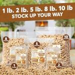 Trailmark Naturals - 5 LB - Raw Peanuts For Squirrels, Raw In Shell Peanuts For Birds and Wildlife- Squirrel Food, Wild Bird Seed - Grown in The USA
