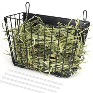 X Large Rabbit Hay Feeder Guinea Pig Hay Feeder Metal Frame Bunny Hay Holder Guinea Pig Hay Holder for Bunny, Guinea Pigs, Chinchillas, Small Animals (1 Pack)