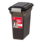 IRIS USA WeatherPro Airtight Dog Food Storage Container, Up to 13 lbs, For Dog Cat Bird and Other Pet Food Storage Bin, Pet Supplies, Keep Fresh, Easy Access, BPA Free, Smoke
